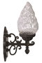 Opviq Lámpara de Pared Exterior Negro BAP-68191-1BSY-M1